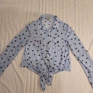 Passport button down shirt